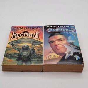 John Dalmas The Regiment & The General's President Paperback Baen Sci-Fi Set